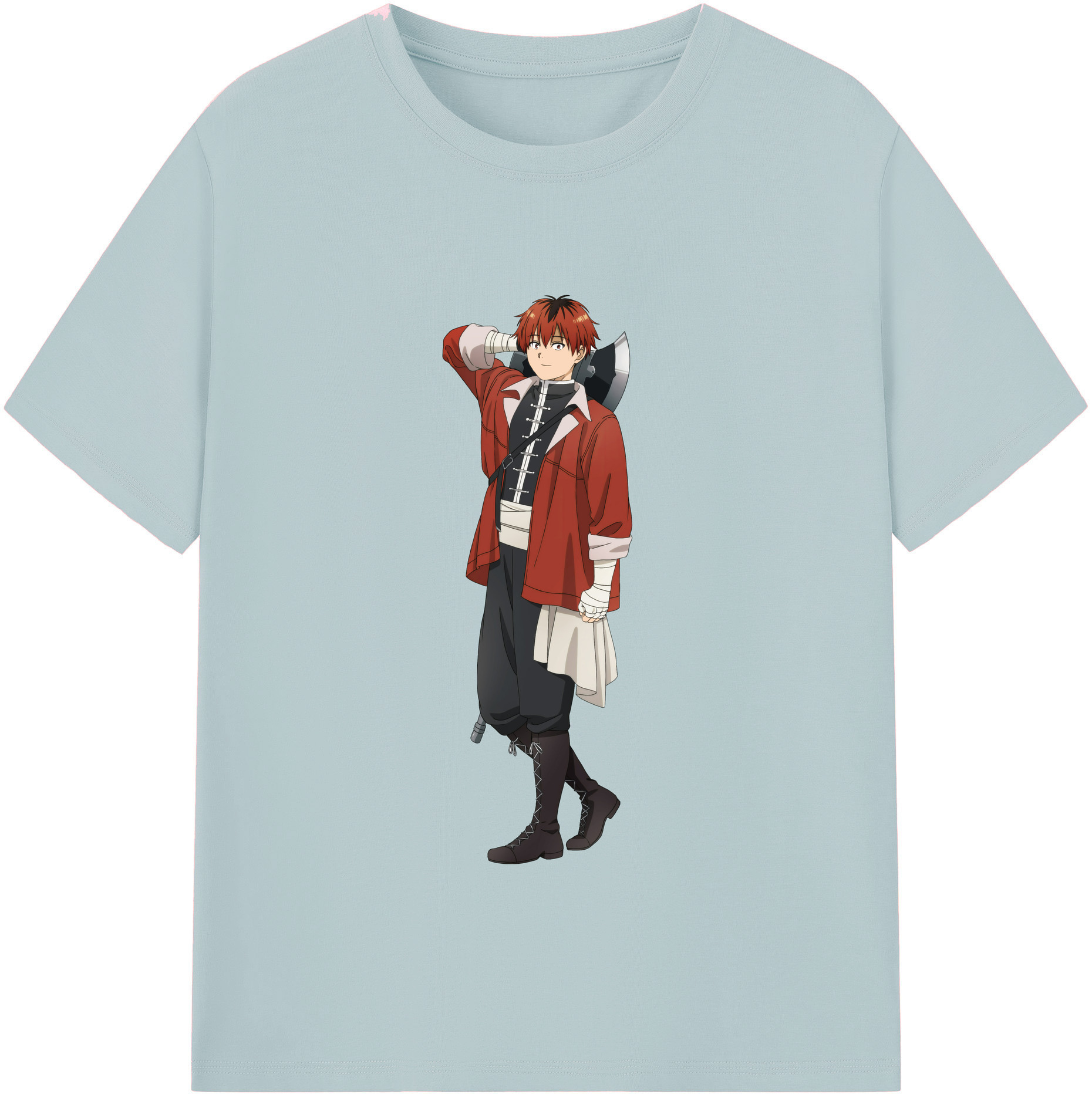 （画像用） 葬送のフリーレン Frieren 綿100％半袖Tシャツ（フロントプリント）